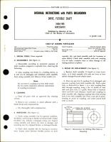 Overhaul Instructions with Parts Breakdown for Drive, Flexible Shaft 34606-1800