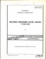 Overhaul Instructions for Lear "C" Frame Fractional Horsepower Electric Motors