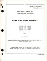 Illustrated Parts Breakdown for Dual Fuel Pump Assembly - Model 022136-010, 022136-014, and 022136-021