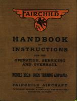 Fairchild Operation, Service, & Inst for Models M62A & M62B