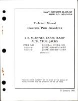 Illustrated Parts Breakdown for I.R. Scanner Door Ramp Actuator Jacks - Parts 541144-1-1 and 541144-2-11 