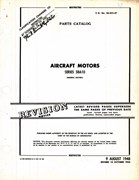Parts Catalog for General Electric Series 5BA10 Aircraft Motor