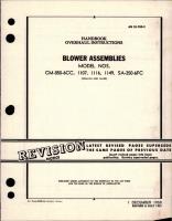 Overhaul Instructions for Blower Assemblies - Models CM-050-6CC, 1107, 1116, 1149, and SA-250-6FC