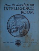 How to Develop an Intelligence room