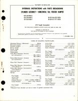 Overhaul Instructions with Parts Breakdown for Horizontal Tail Viscous Damper Cylinder Assembly - Parts CV15-601060-3, CV15-601060-5 and CV15-601060-7