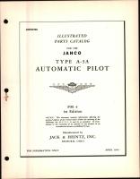 Illustrated Parts Catalog for the Type A-3A Automatic Pilot