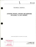 Exterior Finishes, Insignia and Markings for USAF Aircraft - Change -8
