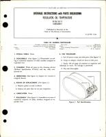 Overhaul Instructions with Parts Breakdown for Oil Temperature Regulator - 86186-160-13