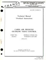 Overhaul Instructions for Cabin Air Pressure Outflow Valve Control Part No. 102210-9 