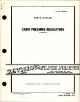 Parts Catalog for Cabin Pressure Regulators