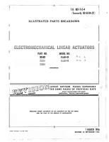 Illustrated Parts Breakdown for Electromechanical Linear Actuators - Parts 30582, 31534, 31584 - Model ELA8-43 and ELA8-44