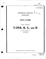 Maintenance Manual for Utility Systems for T-29A, T-29B, T-29C, and T-29D