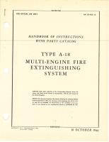 Handbook of Instructions with Parts Catalog for A-18 Multi-Engine Fire Extinguishing System