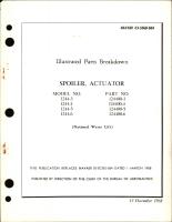 Illustrated Parts Breakdown for Spoiler, Actuator - Part 1244 Series 