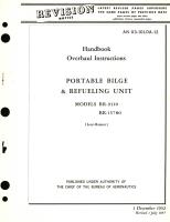 Overhaul Instructions for Portable Bilge & Refueling Unit Models RR-9110, RR-15780