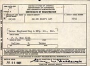 Technical Information for Serial Number 3752