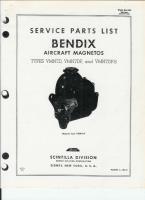 Service Parts List for Bendix Aircraft Magnetos Types VMN7D, DF, and DF-5