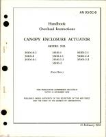 Overhaul Instructions for Canopy Enclosure Actuator - 