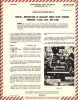 Modification of Auxiliary Power Plant Stowage Mounting for B-26B, B-26F, and B-26G