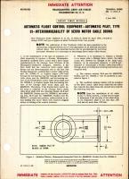 Automatic Pilot Type C1 Interchangeability of Cable Drums