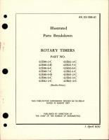 Illustrated Parts Breakdown for Rotary Timers - Parts 42E00, 42E02, and 42E03 Series