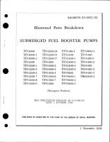 Illustrated Parts Breakdown for Submerged Fuel Booster Pumps