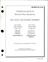 Illustrated Parts Breakdown for Oil Tank and Sensor Assembly