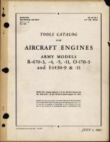 Tool Catalog for R-670 Engine Series