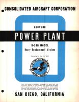 Power Plant Lecture, B-24D Model - Familiarization Manual