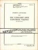 Parts Catalog for Oil Coolers and Control Valves