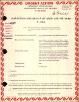 Inspection and Repair of Spar Cap Fittings For T-28A