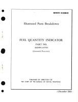 Illustrated Parts Breakdown for Fuel Quantity Indicator, Part No. 393004-34750 