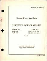 Illustrated Parts Breakdown for Compressor Package Assembly - Models 130R1902 and 130R1902-1-1