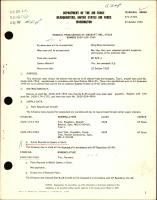 Removal from Service of Aircraft Tire Stock No. 2620-269-7569 used on B-25