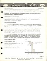 Operating Restrictions and Rework for 23E50/6801-54S Propellers