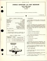 Overhaul Instructions with Parts Breakdown for Anti-Icing Pump - Part 3007-A