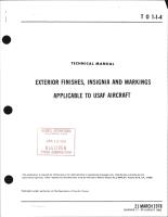Exterior Finishes, Insignia and Markings for USAF Aircraft - Change - 17