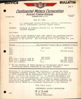 Schedule of Overhaul Periods for all Continental Aircraft Engines