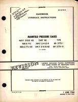 Overhaul Instructions for Manifold Pressure Gages Part No. AW-2 3,4--25-H, AW-2 3,4-25-H Type AN 5770-1, AN 5770-1A