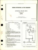 Overhaul Instructions with Parts Breakdown for Differential Pressure Switch - P-1110B-1
