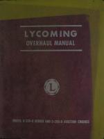 Overhaul Manual for Lycoming Model 0-235-C Series and 0-290-D Engines