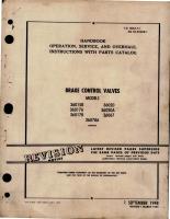 Operation, Service, Overhaul Instructions with Parts Catalog for Brake Control Valves