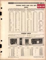 Tuning Units and Coil Sets Index