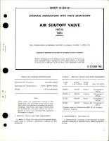 Overhaul Instructions with Parts Breakdown for Air Shutoff Valve - Part 104274