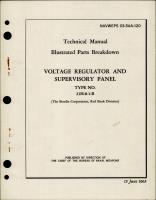 Illustrated Parts Breakdown for Voltage Regulator and Supervisory Panel - Type 21B18-1-B 