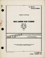 Parts Catalog for Nose Landing Gear Cylinder 