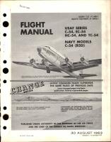 Flight Manual for C-54, EC-54, HC-54, TC-54, and R5D