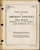 Tools Catalog for Aircraft Engines