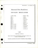 Illustrated Parts Breakdown for Oxygen Regulator 