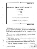 Aircraft Inventory Record Master Guide for T-6G Aircraft